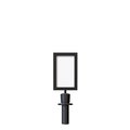 Montour Line Post&Rope Stanchion SignFrame 7x11V BlackPLS WAIT HDSF-711-V-BK-PR-PLSWAITHERE